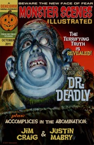 Dr. Deadly exclusive mini-comic for Halloween mask