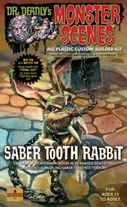 Monster Scenes Saber Tooth Rabbit plastic assembly kit from Dencomm